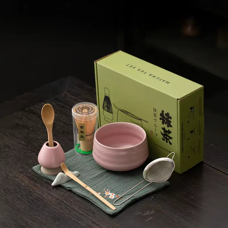 Coffret de Préparation Matcha Japonais, Élégance & Rituel