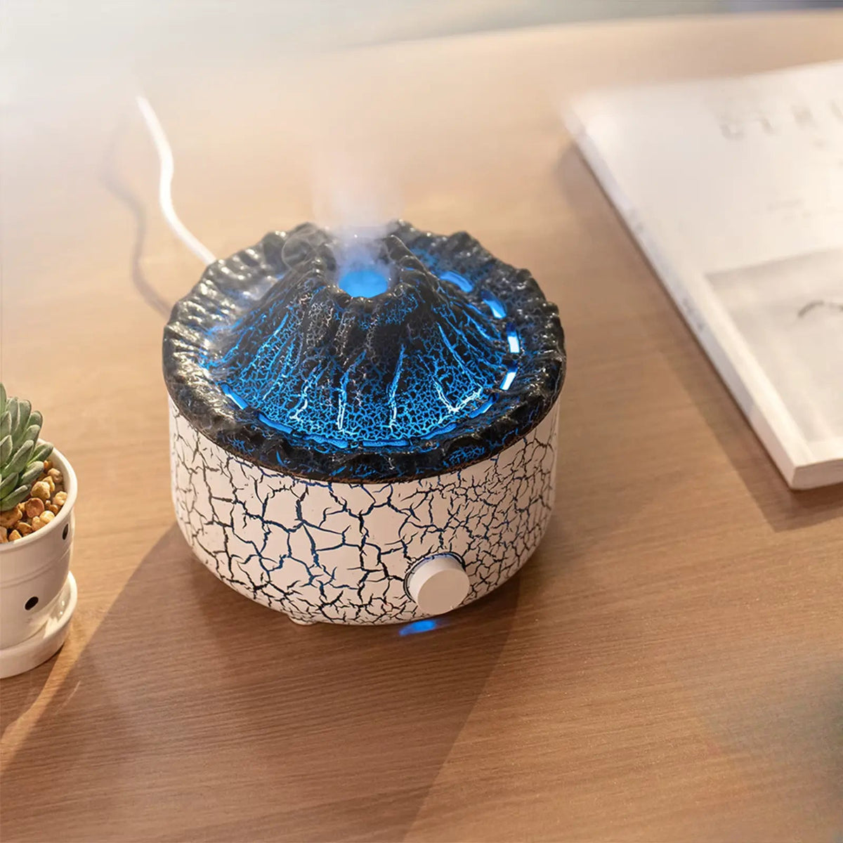 Diffuseur d’Huiles Essentielles Effet Flamme Grande Capacité
