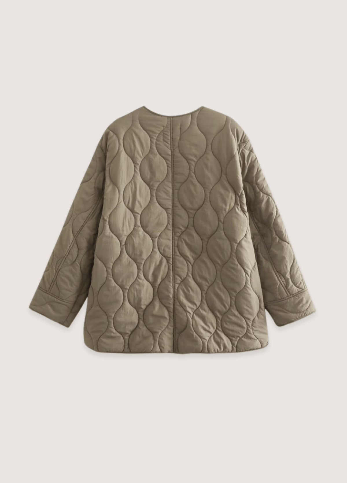 Veste kimono femme uni beige
