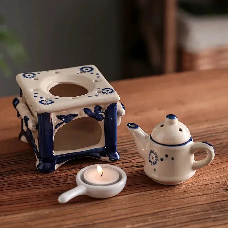 Infusion Paisible Diffuseur d’Huiles Essentielles à la Bougie