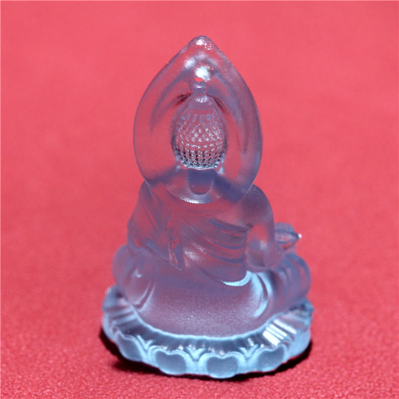 Collier Bouddha en Cristal Liuli Artisanal