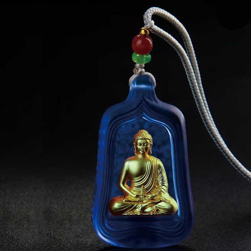 Collier Bouddha Médecine Cristal Liuli 48 mm