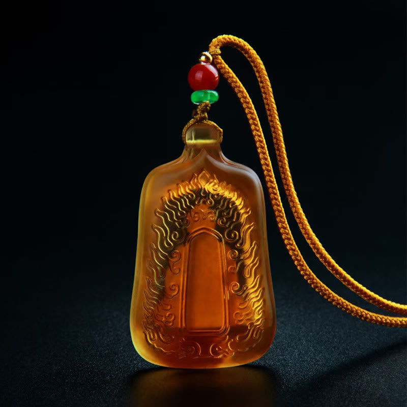 Collier Bouddha Médecine Cristal Liuli 48 mm