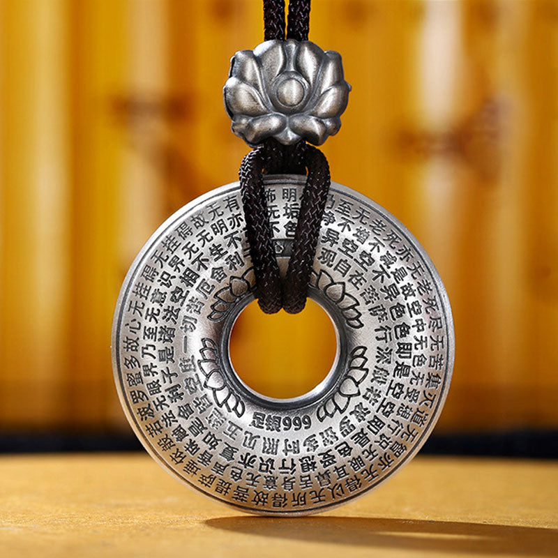 Collier Lotus & Boucle de Paix Argent 999 – Harmonie & Équilibre