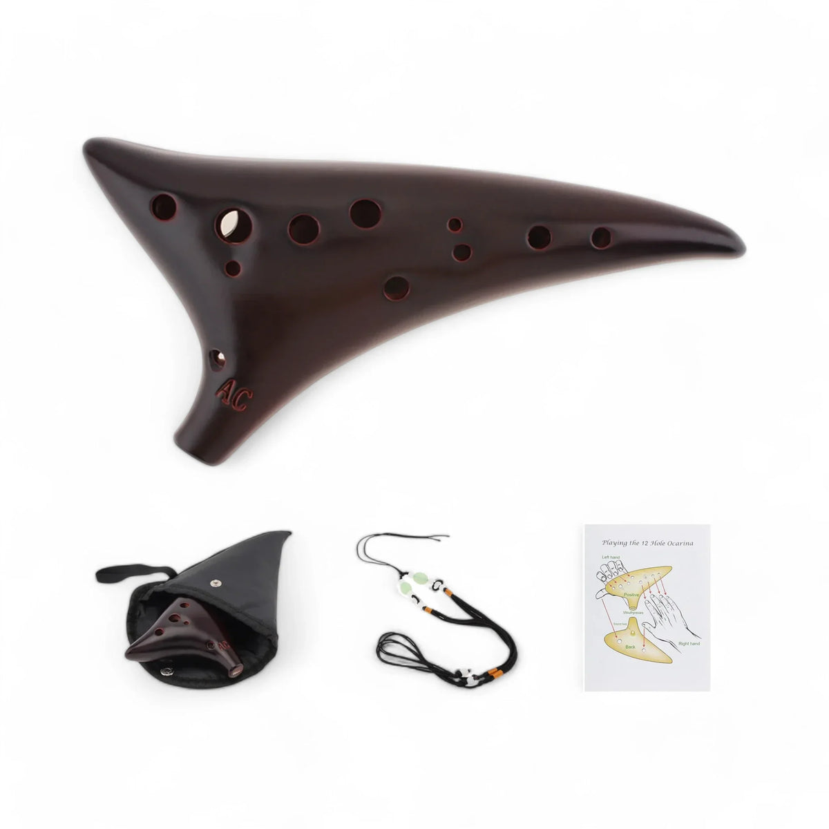 Ocarina Zelda 12 Trous Céramique