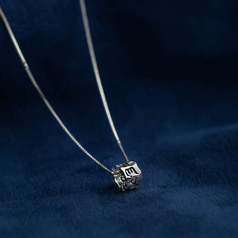 Collier Om Mani Padme Hum en Argent Sterling 925