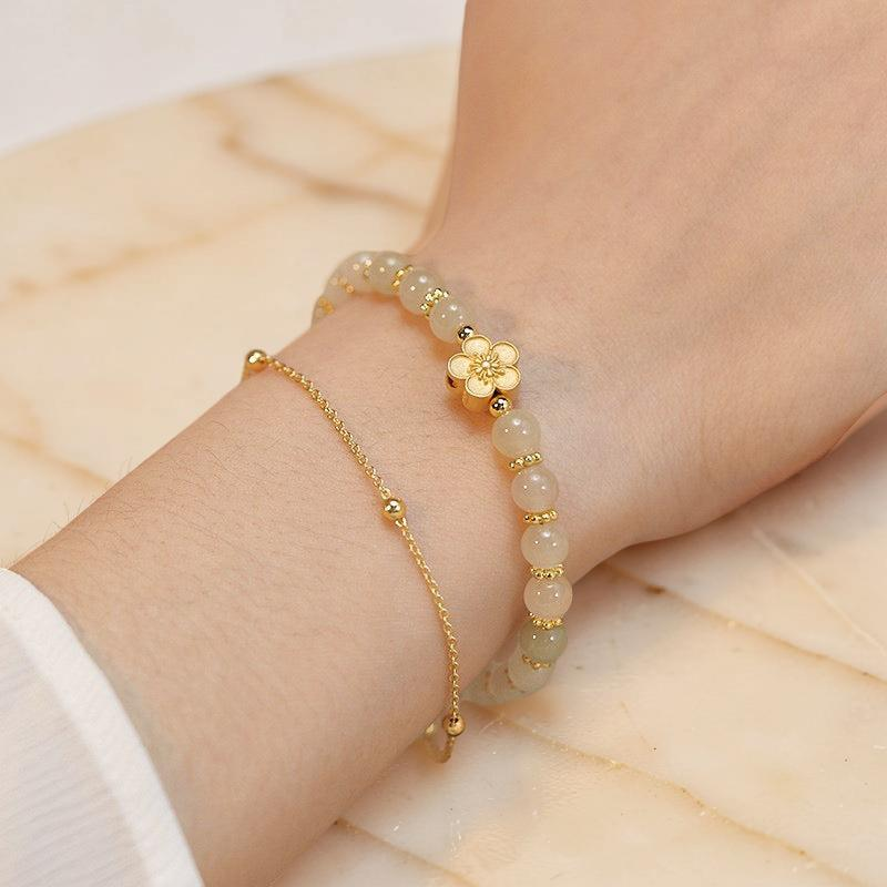 Bracelet Jade – Caresse de Sakura