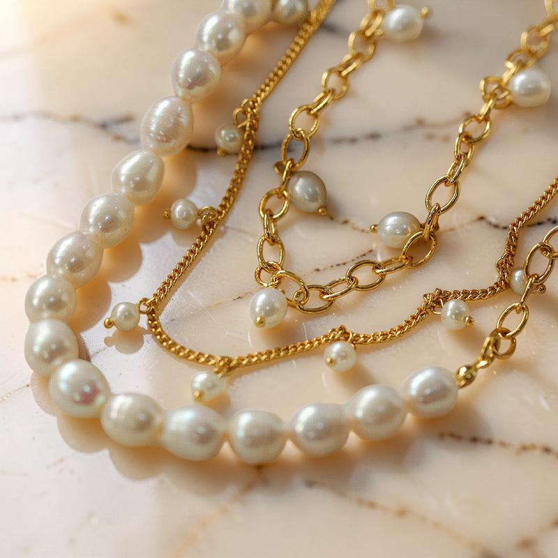 Bracelet de Cheville Perle – Douceur Délicate, Plaqué Or