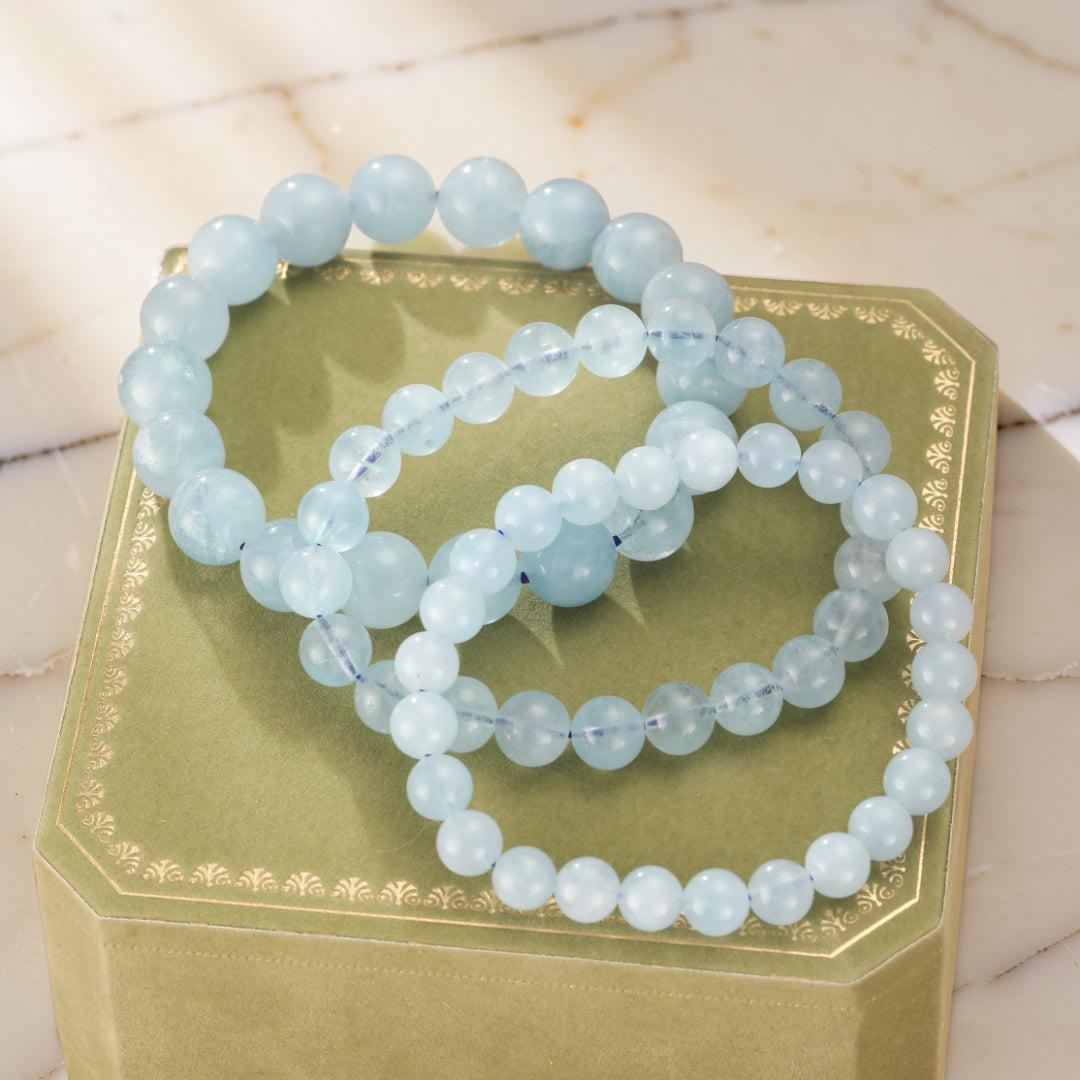Bracelet Aigue-Marine – Sérénité Océanique