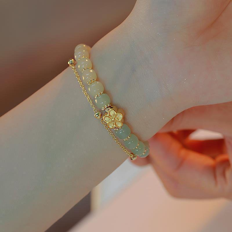 Bracelet Jade – Caresse de Sakura