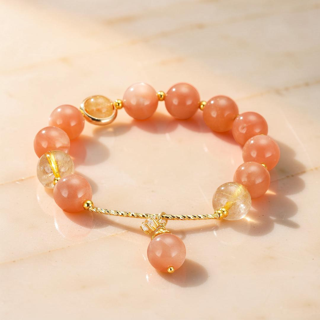 Bracelet Pierre de Soleil – Étoile Rayonnante
