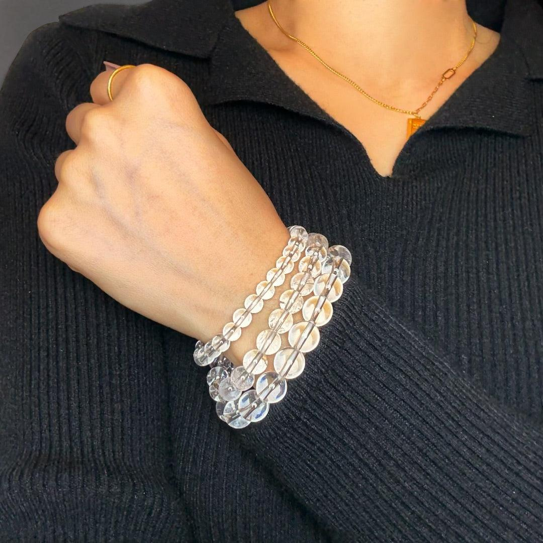 Bracelet Cristal de Roche – Clarté Céleste