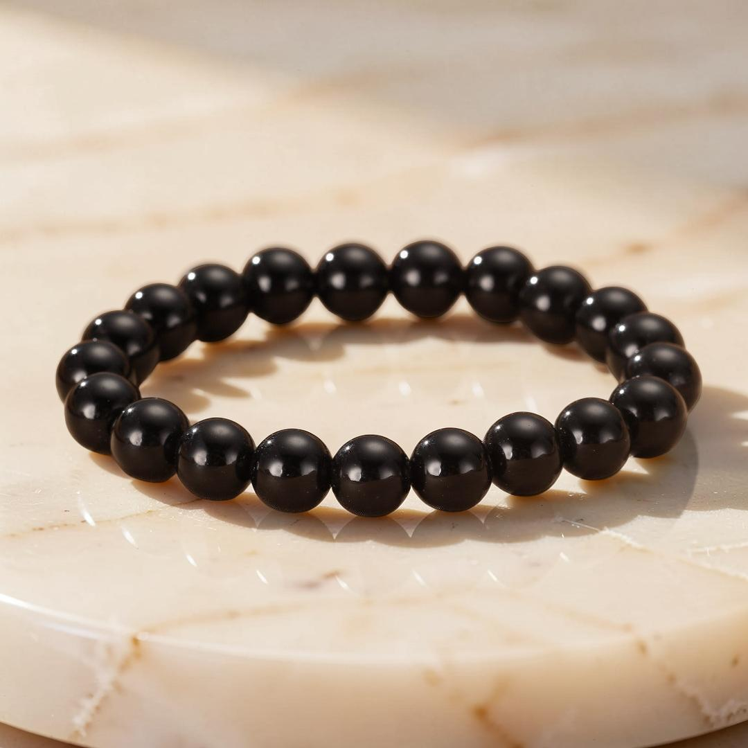 Bracelet Obsidienne – Force Silencieuse