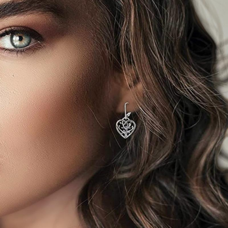 Boucles d'oreilles – Arbre de Vie, Argent 925