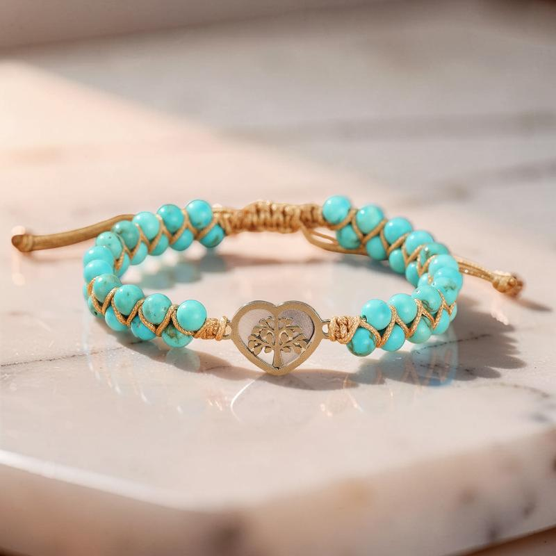 Bracelet Turquoise Arbre de Vie – Océan de Vie
