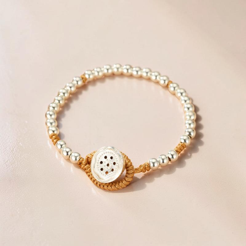 Bracelet Enfant – Graine de Lotus, Argent