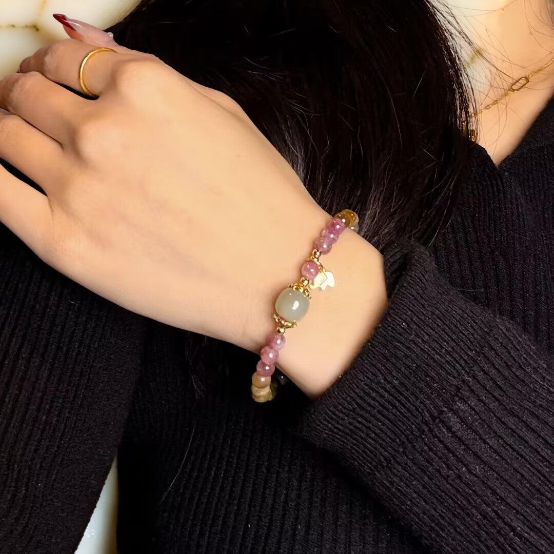 Bracelet Tourmaline – Sagesse d'Éléphant