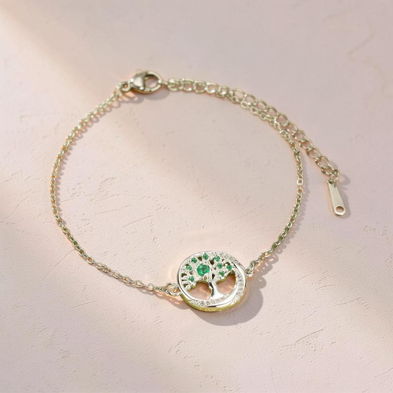 Bracelet Émeraude – Essence Naturelle