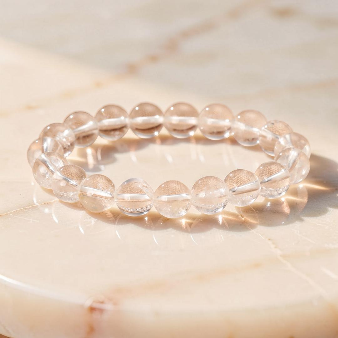 Bracelet Cristal de Roche – Clarté Céleste