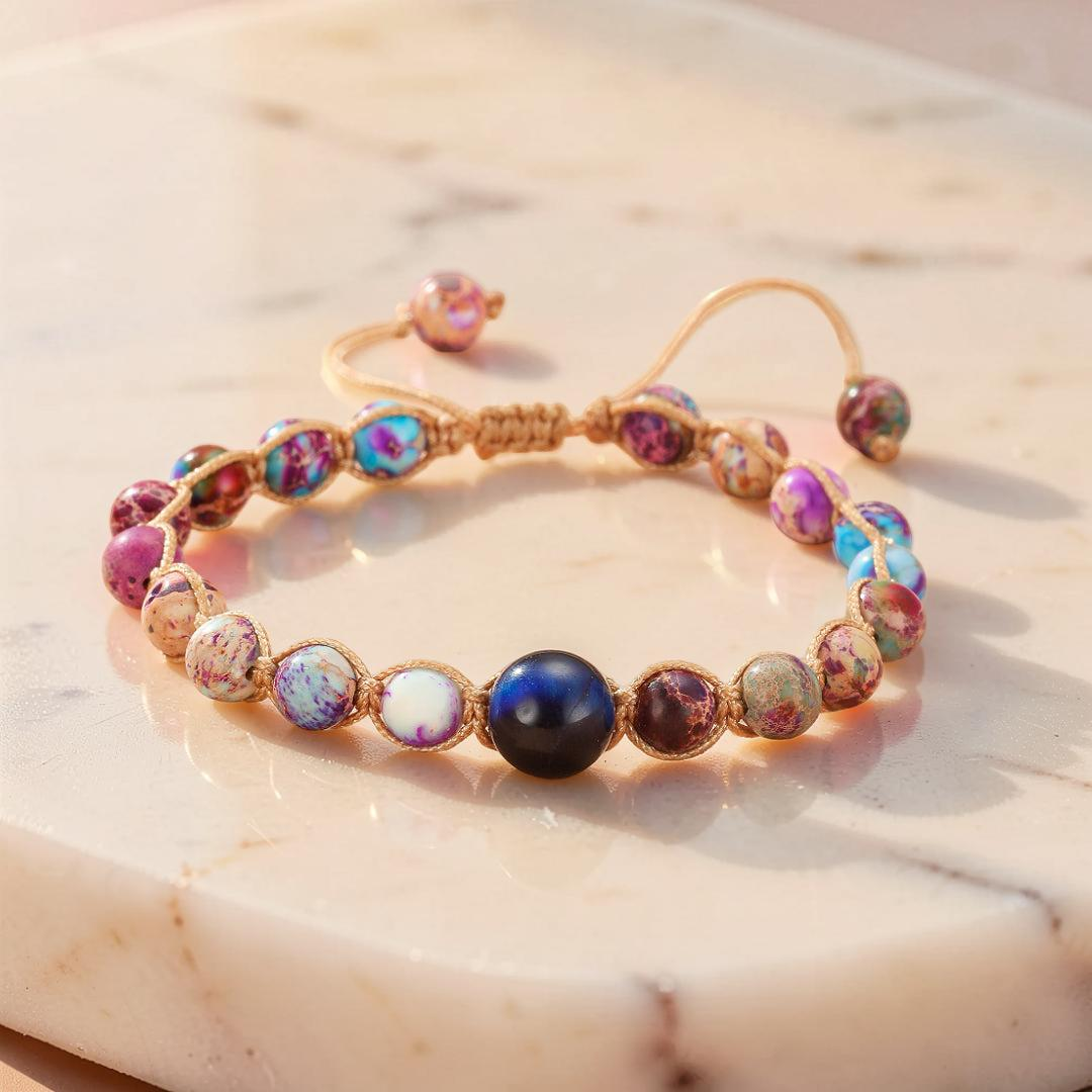 Bracelet Jaspe – Mystère Céleste