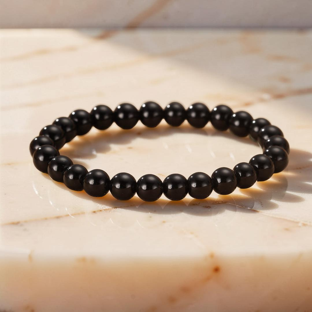Bracelet Obsidienne – Force Silencieuse
