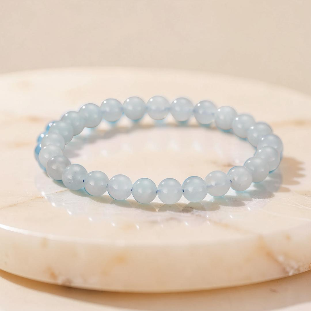 Bracelet Aigue-Marine – Sérénité Océanique