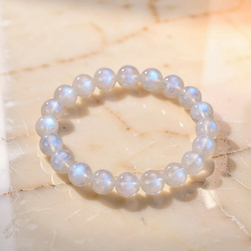 Bracelet Pierre de Lune – Océan