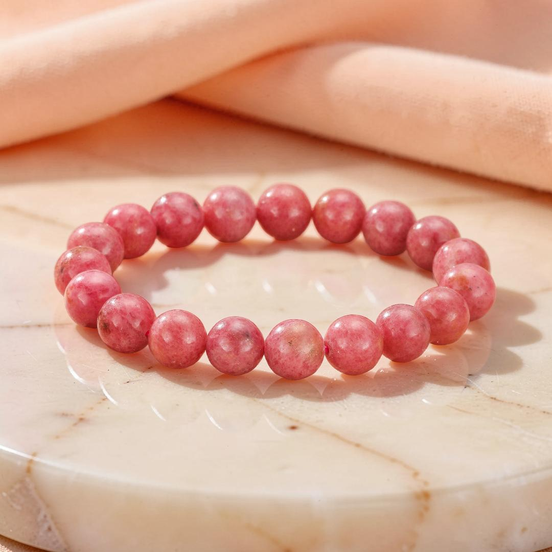 Bracelet Rhodonite – Harmonie Rosée