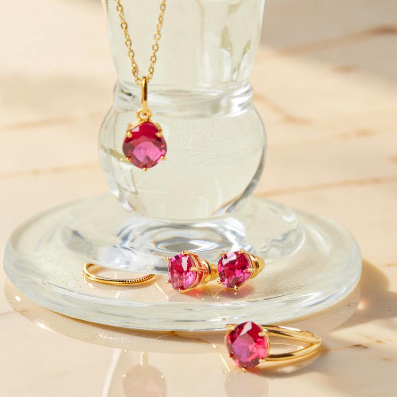Boucles d'Oreilles Cornaline – Essence de Vie, Argent Plaqué Or