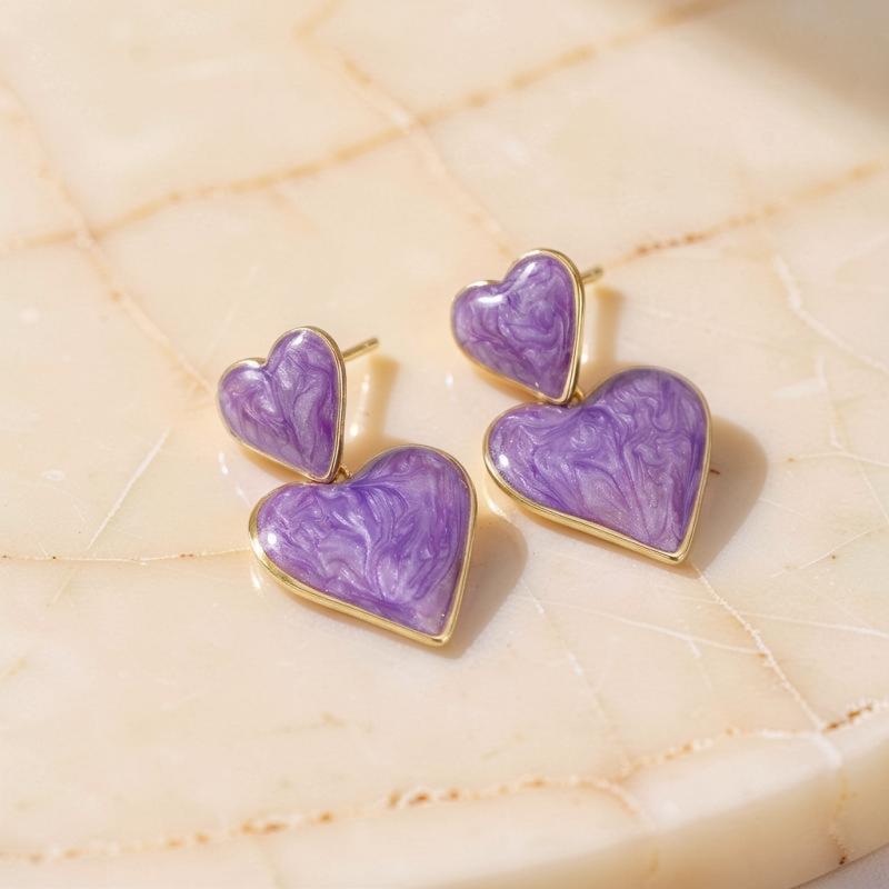 Boucles d'Oreilles Améthyste – Fragments d’Éclipse