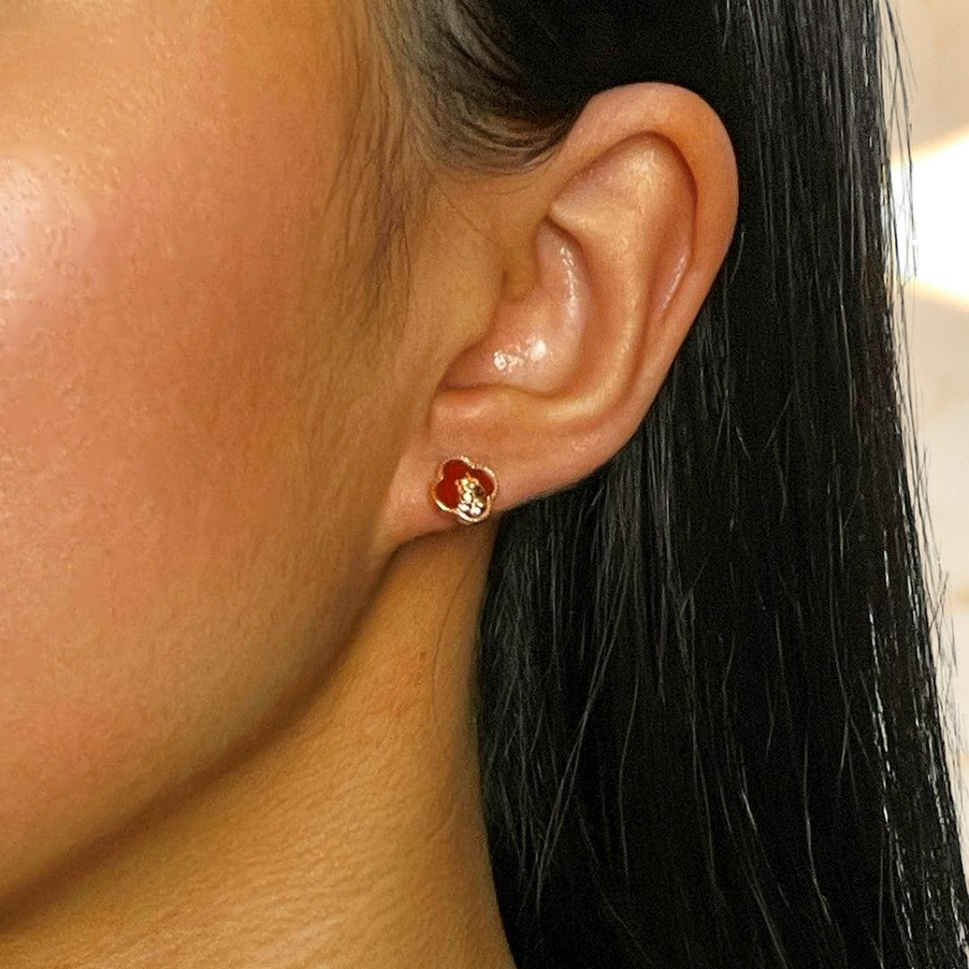 Boucles d’Oreilles Cheval – Esprit Libre, Argent Plaqué Or Rose