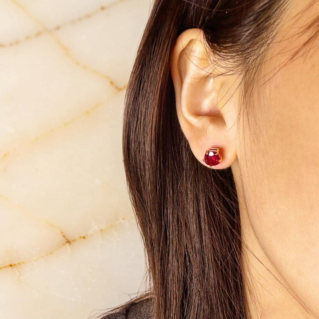 Boucles d'Oreilles Cornaline – Essence de Vie, Argent Plaqué Or