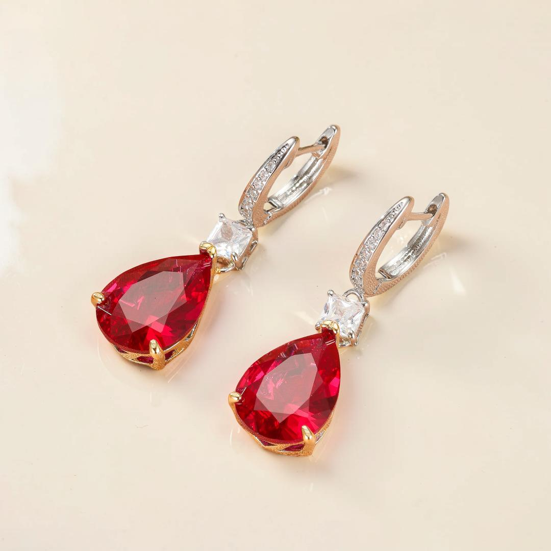 Boucles d’Oreilles Cornaline – Larmes Impériales