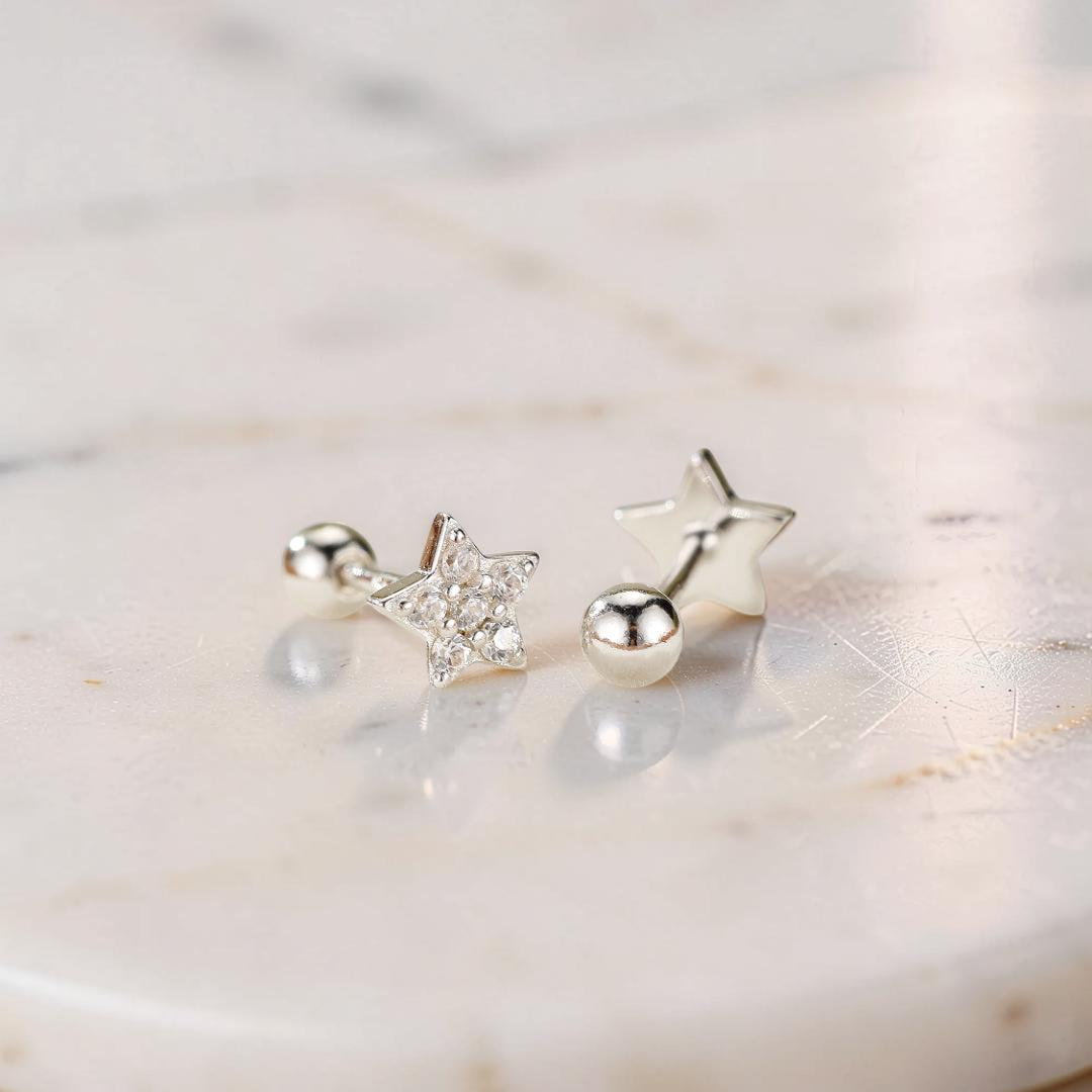 Boucles d’Oreilles – Lumière Céleste, Argent 925