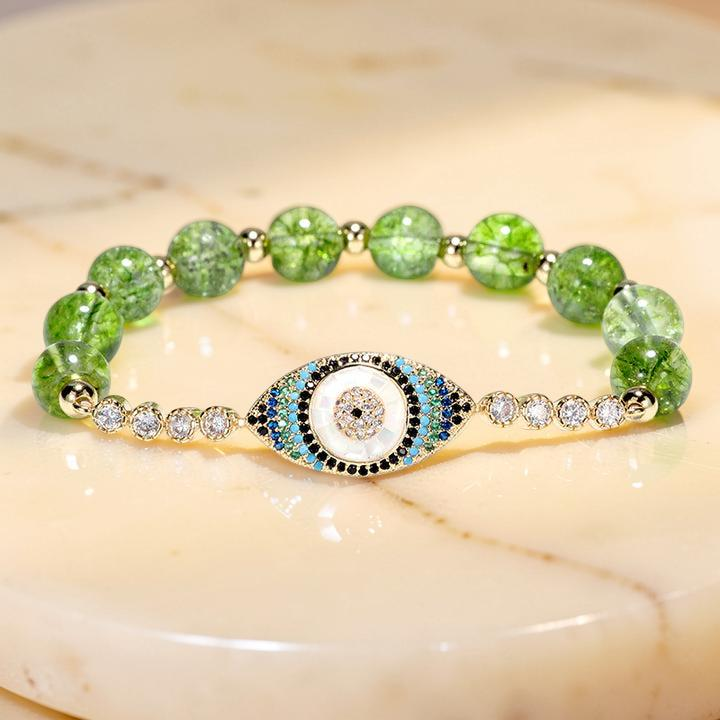 Bracelet Péridot Mauvais Œil – Abondance