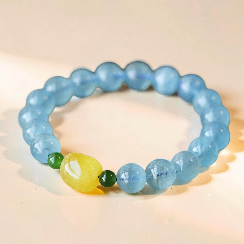 Bracelet Aigue Marine – Douce Vague