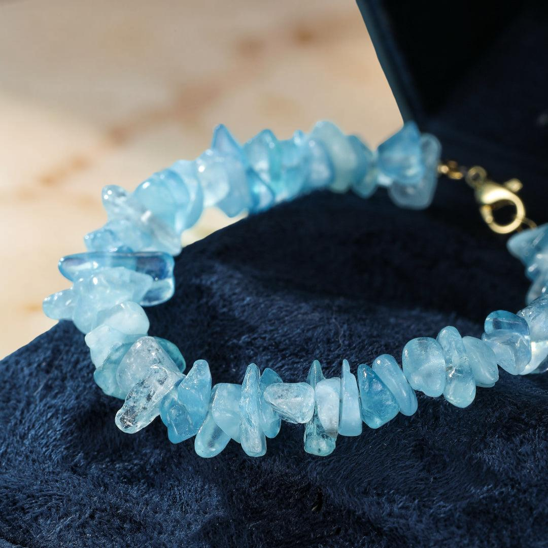 Bracelet Aigue Marine – Trésor des Flots