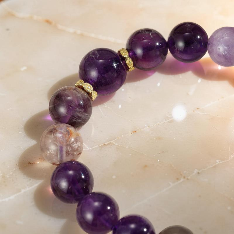 Bracelet Améthyste – Magie Lilas