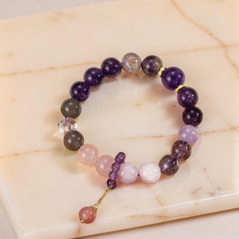 Bracelet Améthyste – Magie Lilas