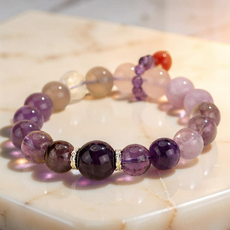 Bracelet Améthyste – Magie Lilas