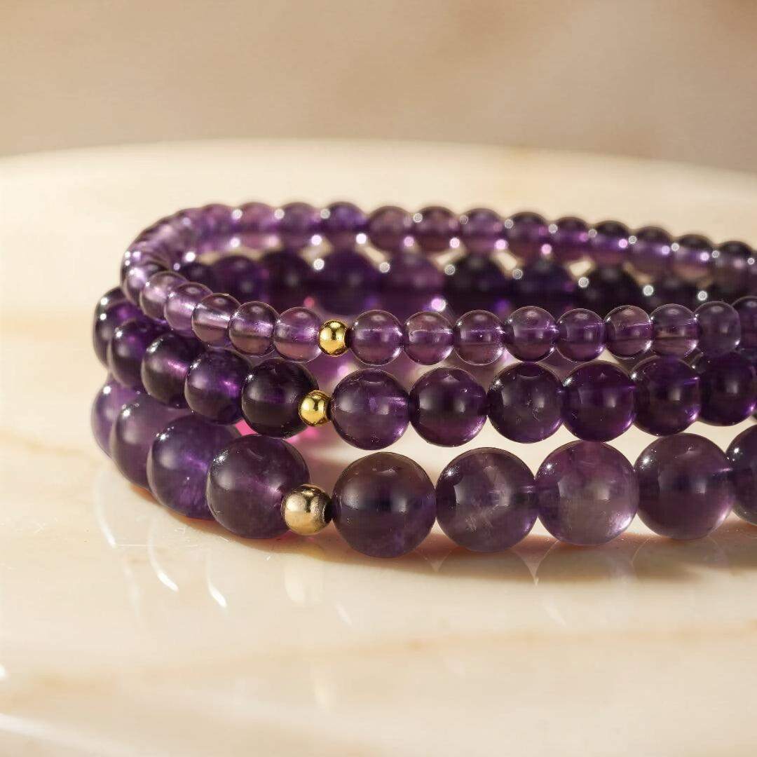 Bracelet Améthyste – Vibrations Pures, Argent 925