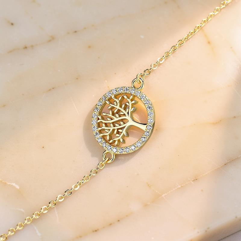 Bracelet Arbre de Vie – Vitalité, Argent 925