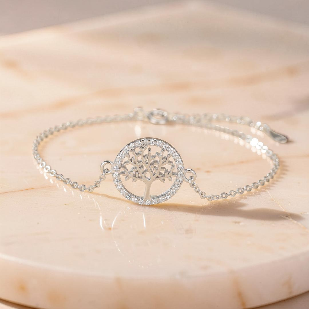 Bracelet Arbre de Vie – Vitalité, Argent 925