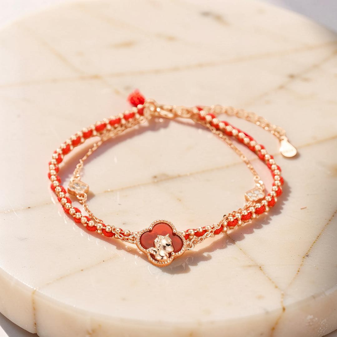 Bracelet Cheval – Esprit Libre, Argent Plaqué Or Rose