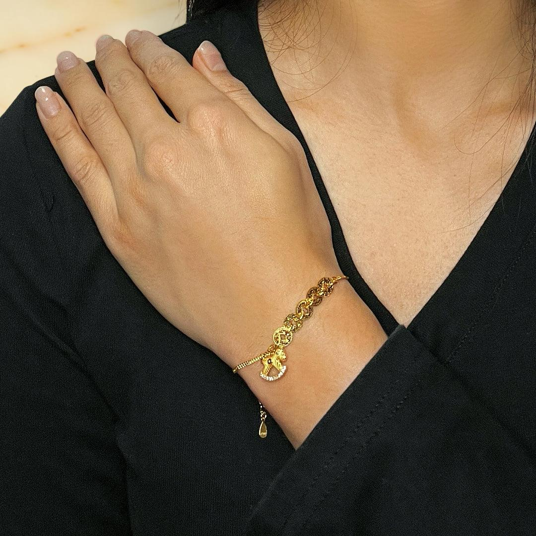 Bracelet Cheval – Pièce d’Équilibre, Argent