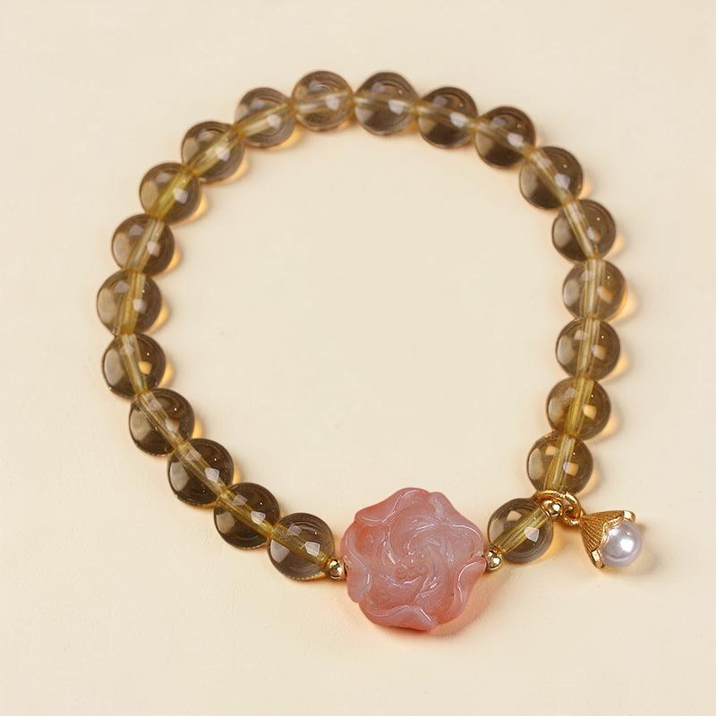Bracelet Citrine – Fleur d'Abondance