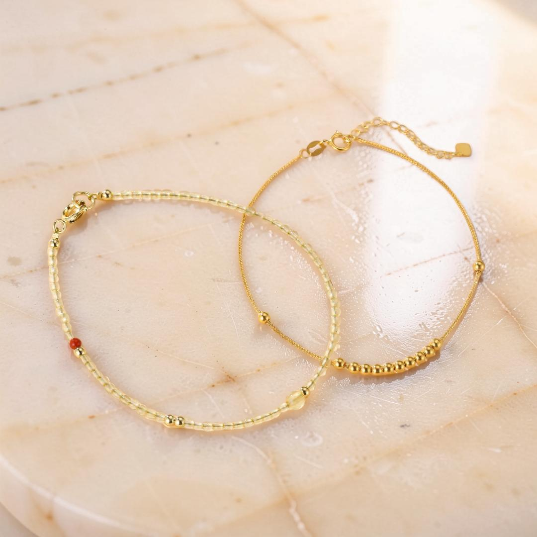 Bracelet Citrine – Lueur de Prospérité