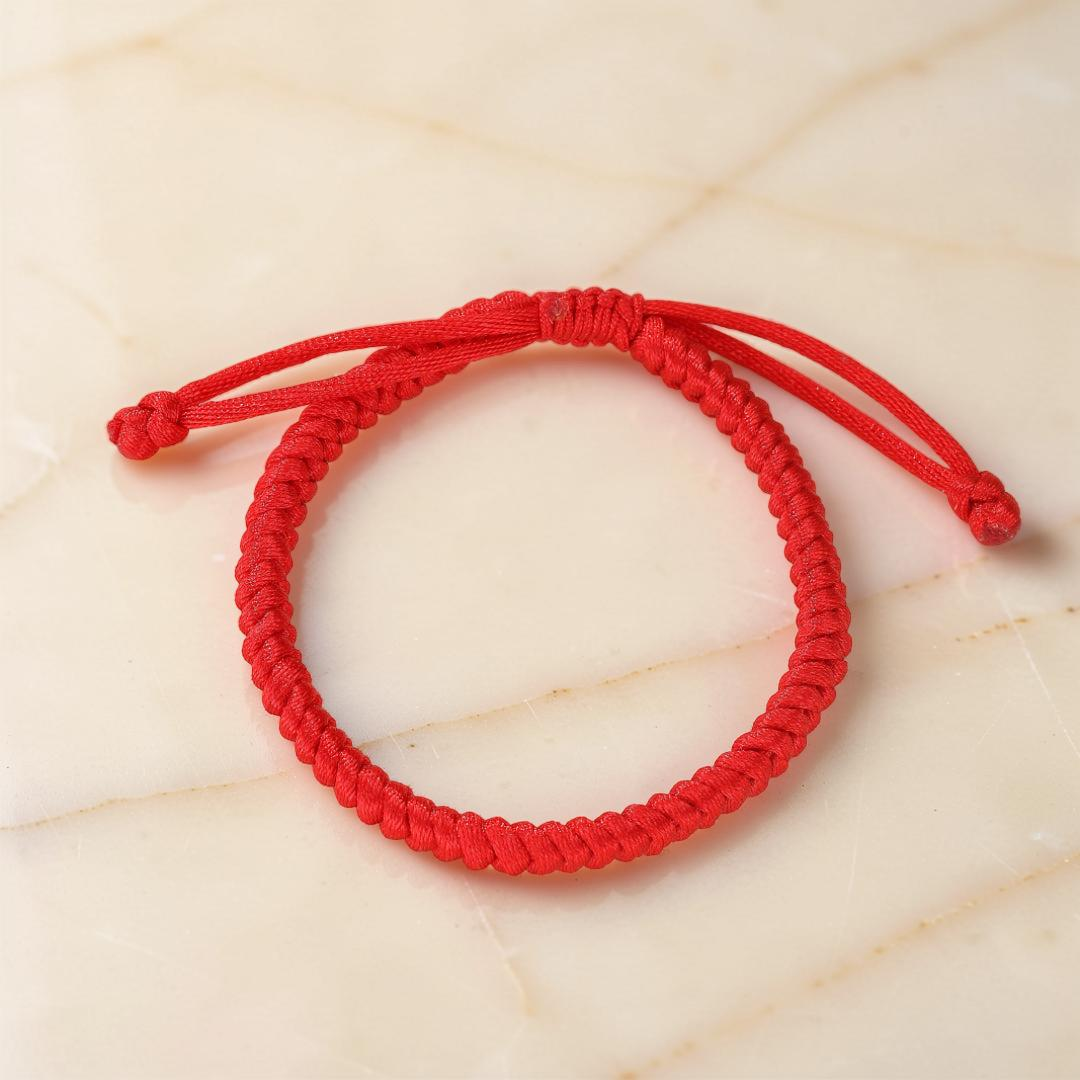 Bracelet Cordon Rouge – Gardien de l’Âme