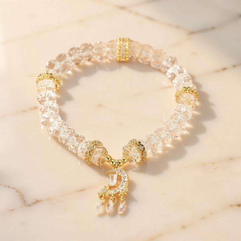 Bracelet Cristal de Roche – Étincelle Céleste