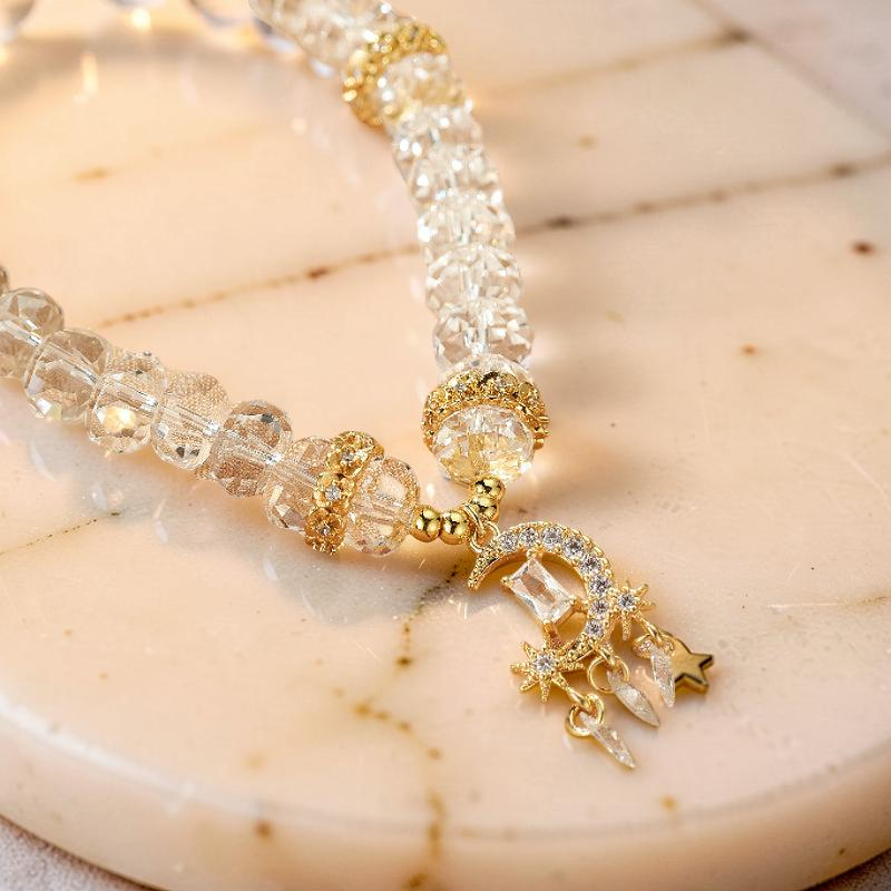 Bracelet Cristal de Roche – Étincelle Céleste